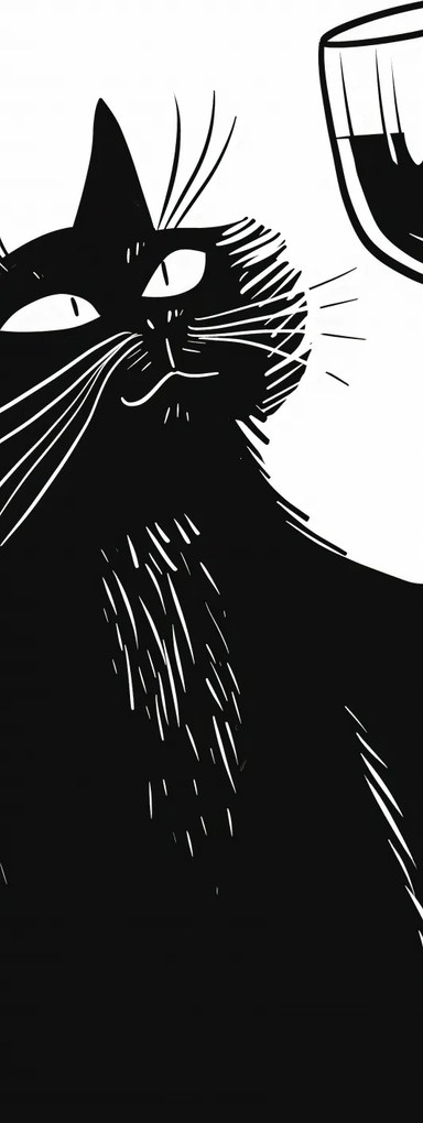 Poszter 30,5x91,5cm Macskavirtuóz