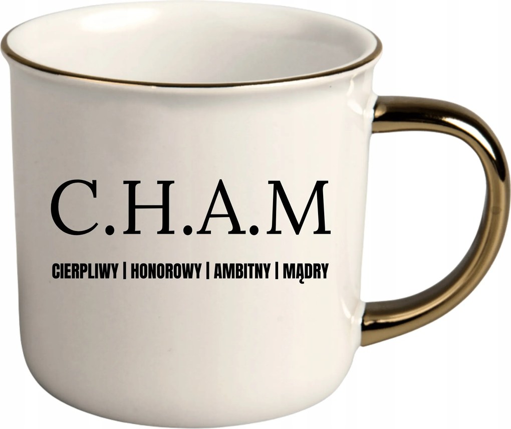 Bögre Fehér Arany Rant Ajándék Vicces Nőnap C.h.a.m