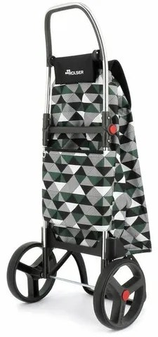 Rolser I-Max Sahara 2 Logic RSG bevásárlótáskakerekeken, khaki-zöld színben