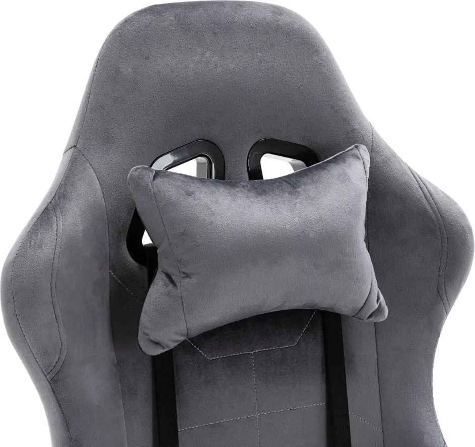 Irodai/gamer szék, szürke, LOPES