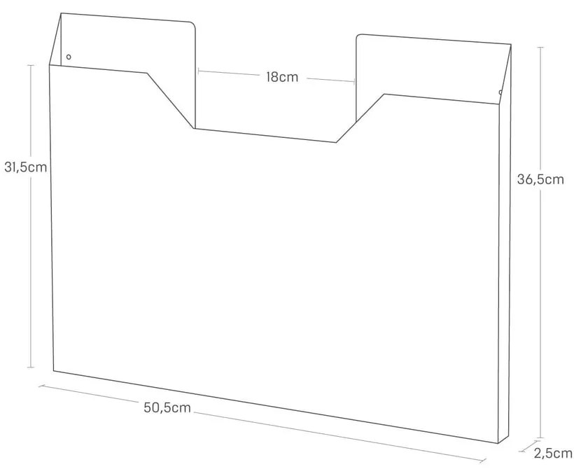 Öntapadós fém tányéralátét tartó Tower – YAMAZAKI
