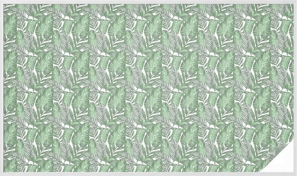 Öntapadós szélvédő furnér Adatvédelem Zöld harmónia 200x116