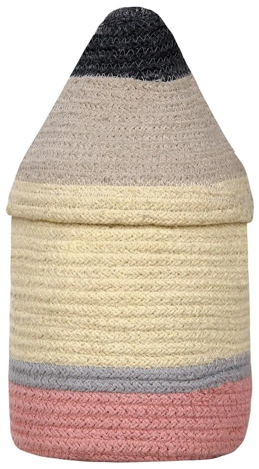 Textil játéktároló kosár ø 13x30 cm Pencil Small – Lorena Canals