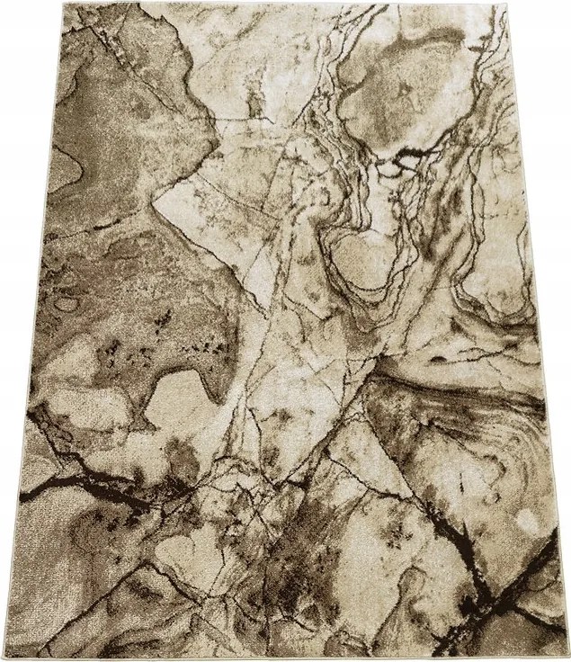 Szőnyeg 160x220 Modern Bézs Hálószoba Nappali Vastag Húsos Minőség