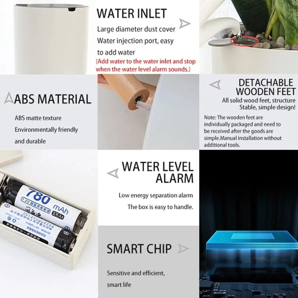 Calla fehér önöntözős virágtartó, ø 22,8 cm - Tomasucci