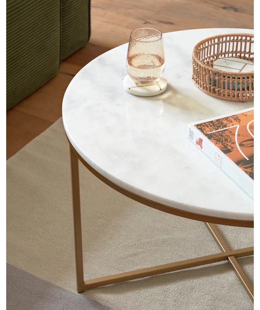 Shefield dohányzóasztal, ø 80 cm - Kave Home