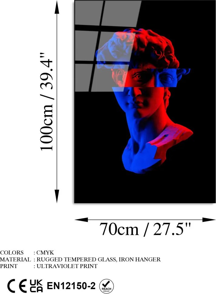 Üvegkép, 70×100 cm – UV-205