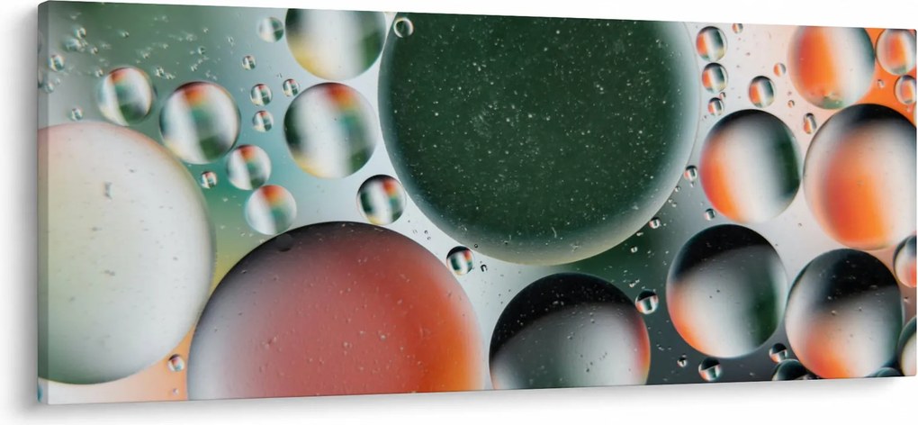 Absztrakt kép - buborékok (120x50 cm)
