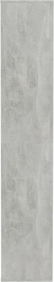 betonszürke szerelt fa cipősszekrény 54 x 34 x 183 cm