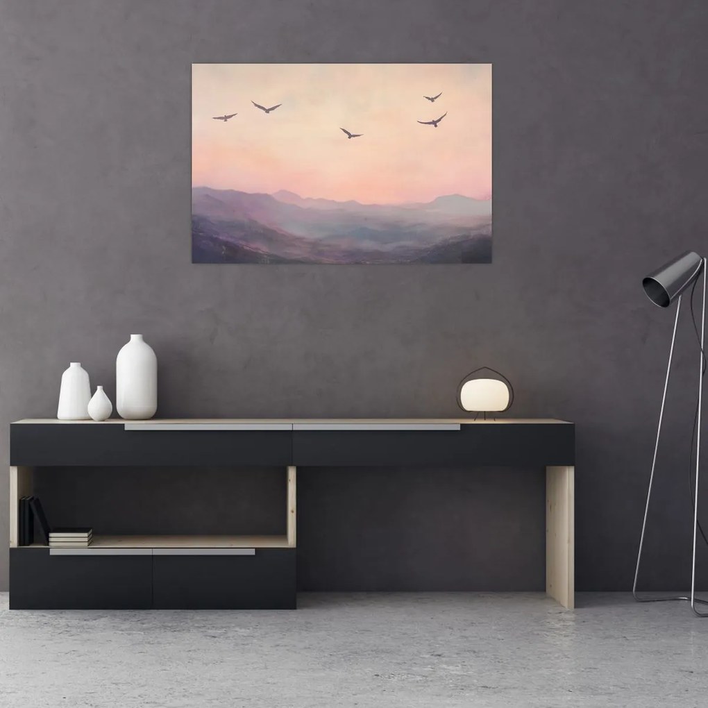 Kép - Madárcsapat II. (90x60 cm)