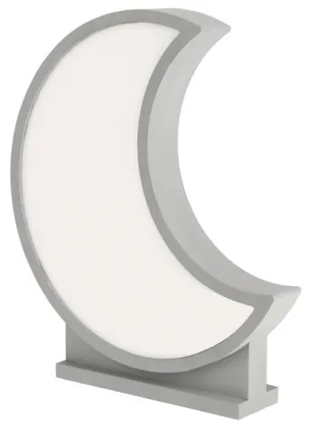 LED gyerekasztali lámpa MOON LED/12W/230V szürke