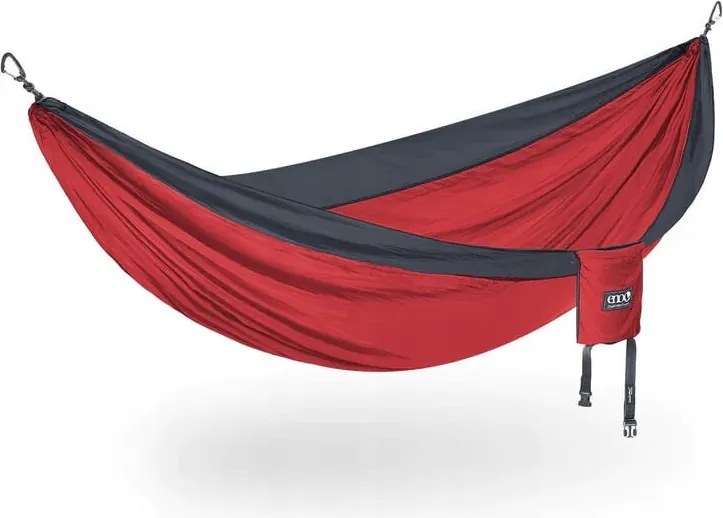 Turista függőágy 2 személyes Double Nest red/charcoal Eno