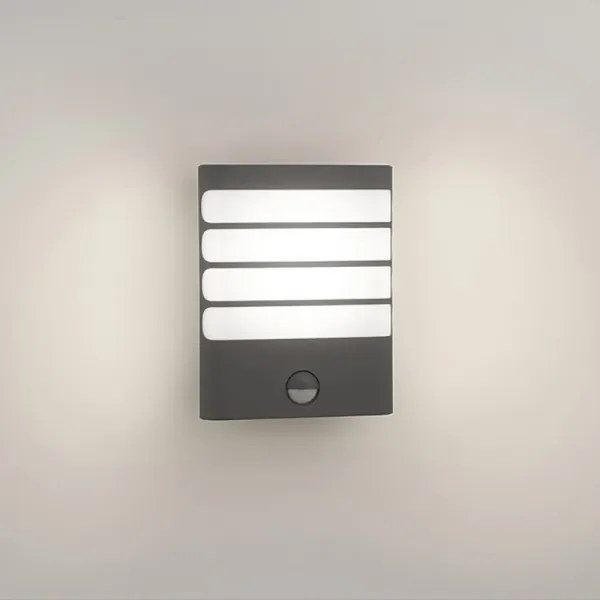 Philips 17274/93/16-LED RACCOON kültéri lámpa mozgásérzékelővel LED/3W/230V IP44