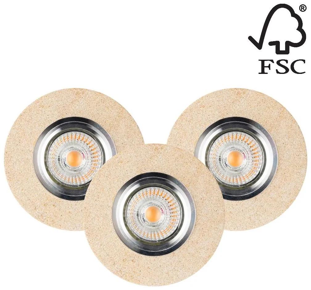 Spot-Light Spot-Világítás 2511339 - KÉSZLET 3x LED Beépíthető lámpa VITAR 1xGU10/5W/230V SP0757