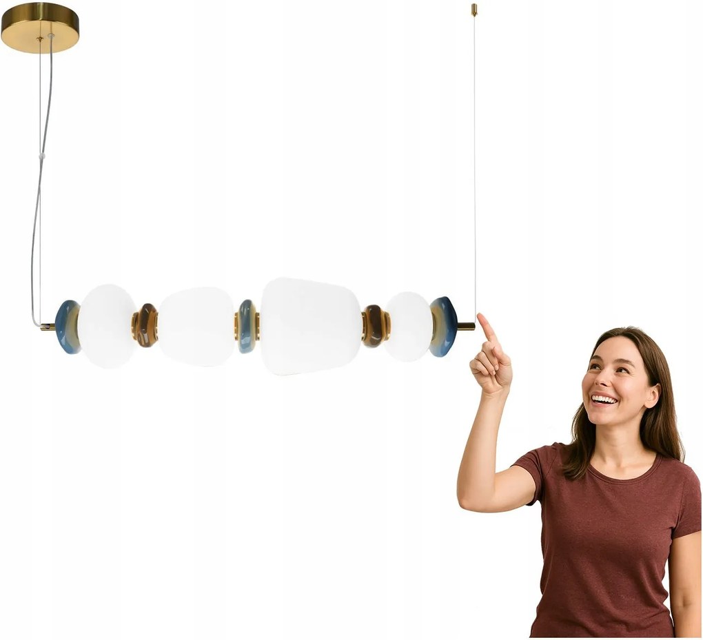 Led függőlámpa 22W Evans PND-94981-4A-GD Italux