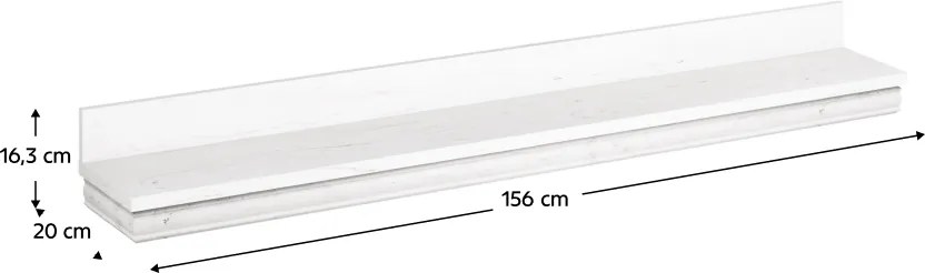 Polc, andersen fenyő, KORA KP1