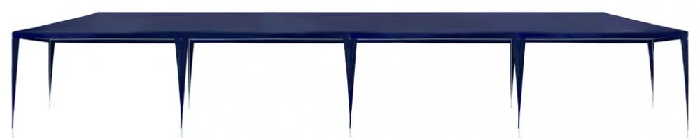 kék PE rendezvénysátor 3 x 12 m