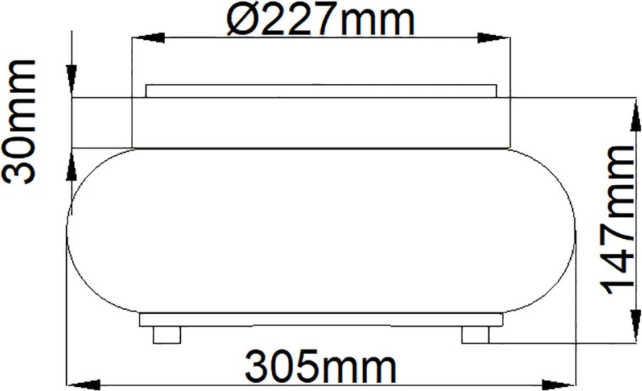 ELSTEAD QZ-TRILOGY-FS-OZ QUOIZEL Klasszikus Mennyezeti Lámpa Eves Bronz E27 IP20