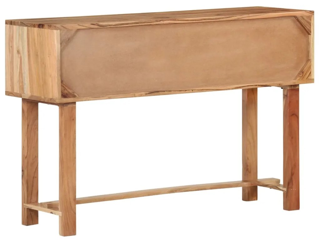 Tömör akácfa tálalószekrény 115 x 35 x 75 cm