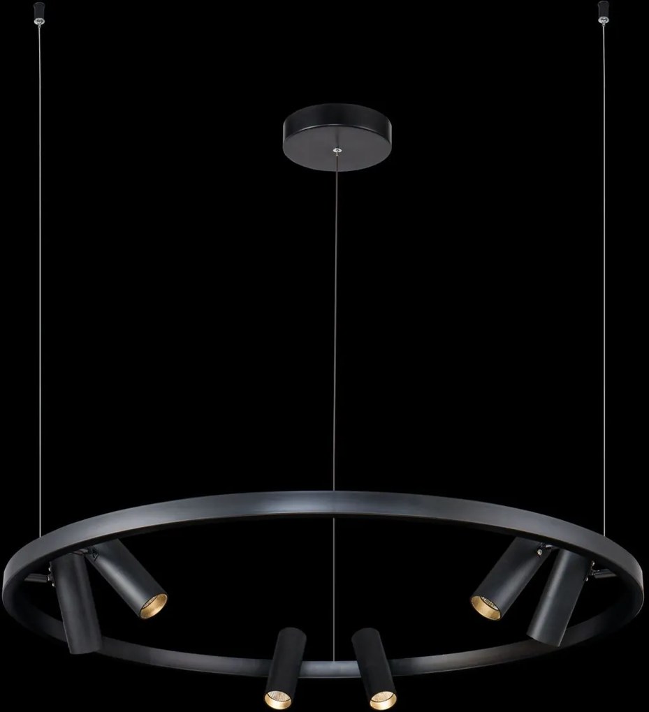 MAYTONI MOD102PL-L42B SATELLITE Modern Led Függesztett Lámpa Fekete LED IP20