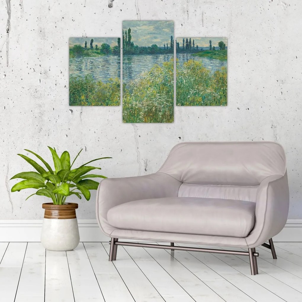 Kép - Claude Monet, Banks of the Seine, reprodukciók (90x60 cm)