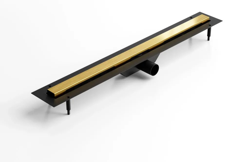 ambro D'oro lineáris lefolyó arany matt borítással 700mm