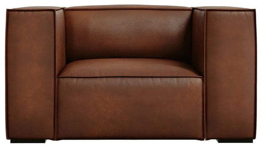 Konyakbarna bőr fotel Madame – Windsor &amp; Co Sofas
