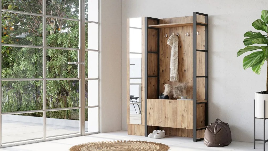 Előszobafal, 90 cm – Ml16-A
