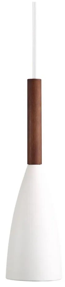 DFTP by Nordlux - Csillár zsinóron PURE 1xE27/40W/230V fehér/dió