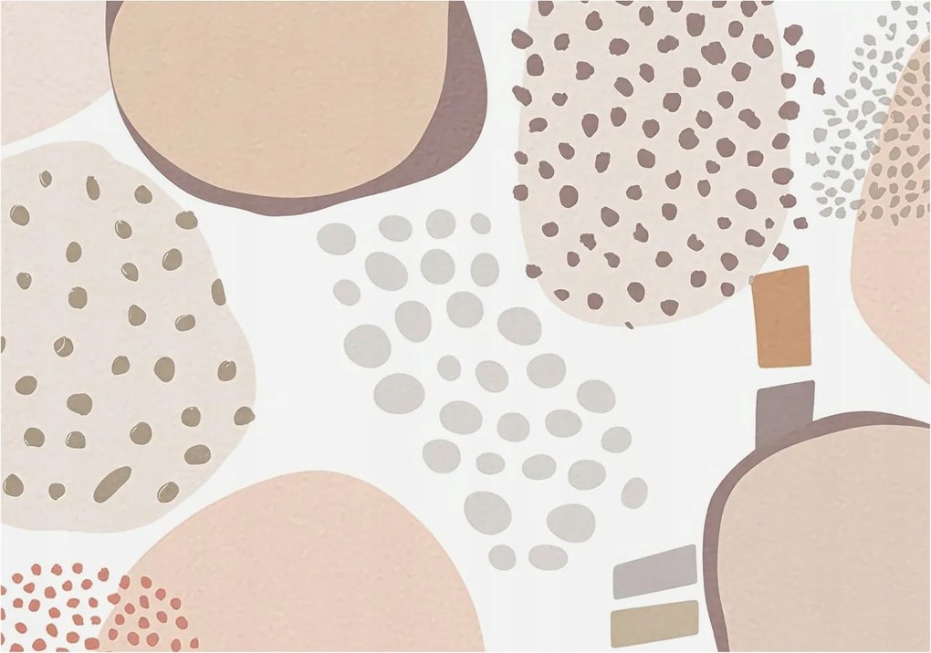 Dekoratív Fotótapéta Furnér Flizelin Finom pöttyök 312x219 Ragasztó