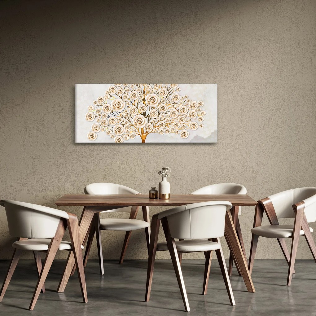 Egy virágfa képe (120x50 cm)