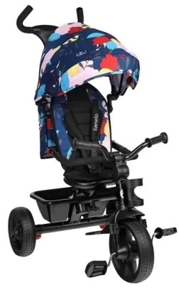 Lionelo - HAARI gyerek tricikli fekete/többszínű