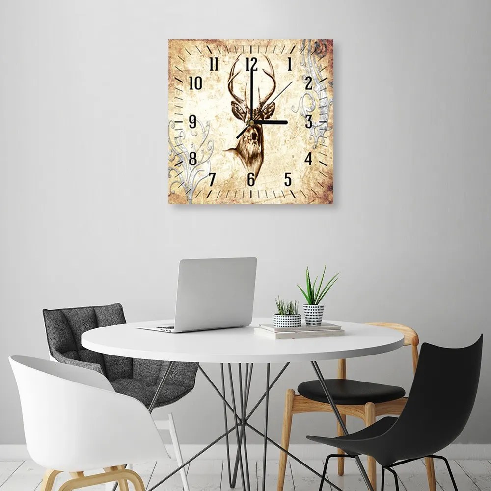 Gario Falióra Szarvas szepia színben Méret: 60 x 60 cm