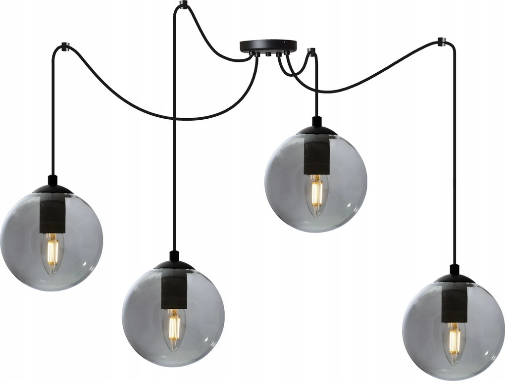 Mennyezeti Lámpa Lógó Csillár Üveg Gömb Pók Loft Konyha Étkező