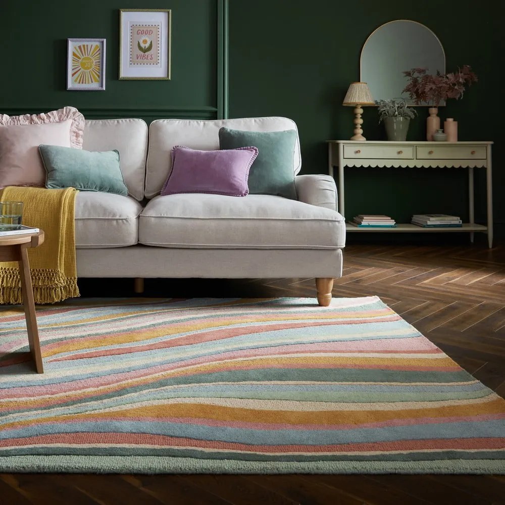 Kézi szövésű gyapjú szőnyeg 120x170 cm Abstract Flow – Flair Rugs