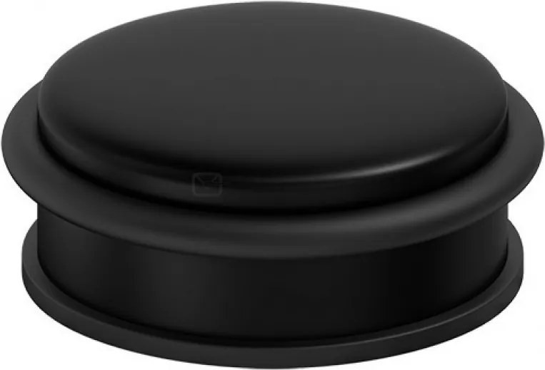 Szabadon álló ajtóütköző alacsony fekete ODNCZ