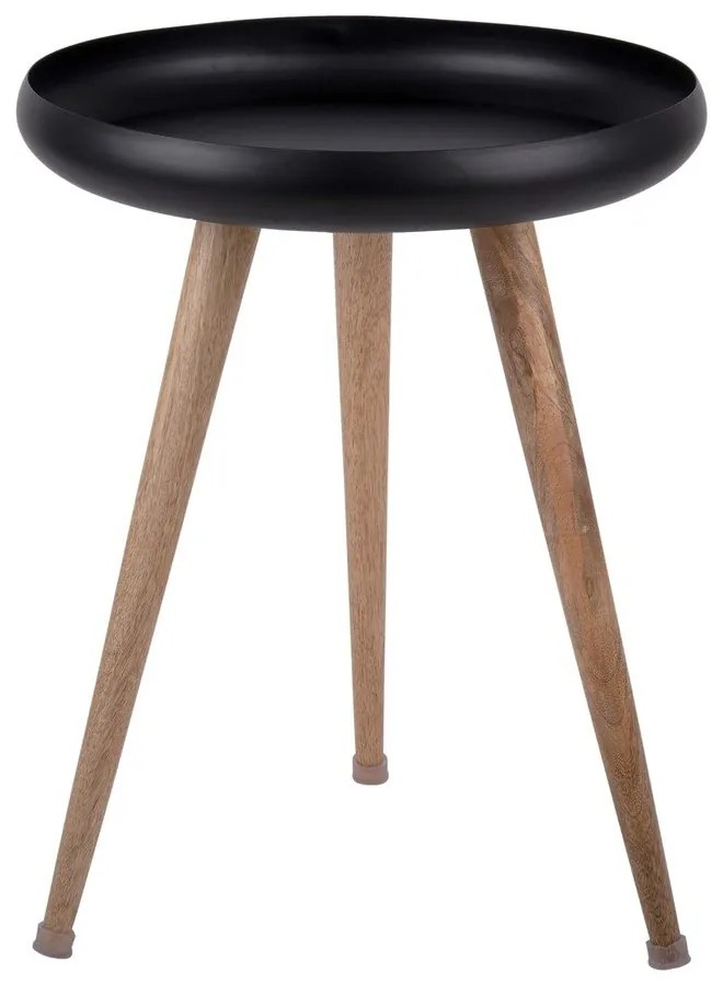 Fém kerek tárolóasztal szett 3 db-os Tripod – Leitmotiv