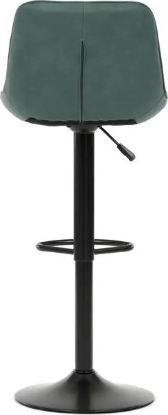 Bárszék zöld színben, szövet kárpittal AUB-V3066 GRN3