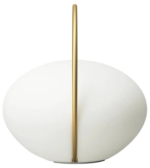 Fehér LED dimmelhető asztali lámpa (magasság 19 cm) Orbit – UMAGE