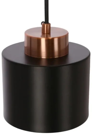 Csillár zsinóron OLENA 1xE27/60W/230V fekete