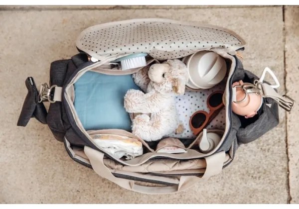 Beaba - Pelenkázótáska babakocsihoz SYDNEY szürke/bézs