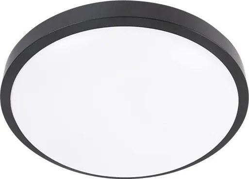 Fürdőszobai Lámpa Led Fürdőszobai Plafon 2 x E27 IP44 Kerek Lámpa Fekete