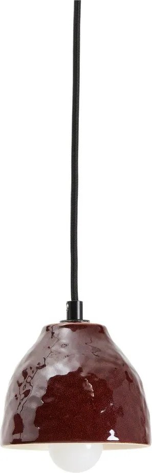 Piros függőlámpa kerámia búrával Drava – Kave Home