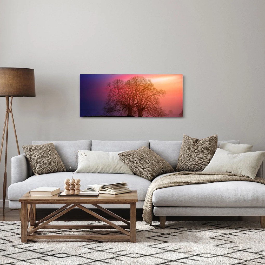 Fák a ködben (120x50 cm)