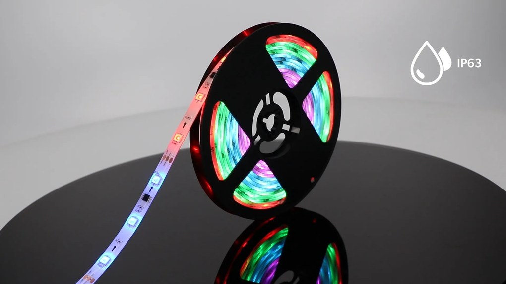 Led szalag szett digitális Rgb 36W 150led IP63