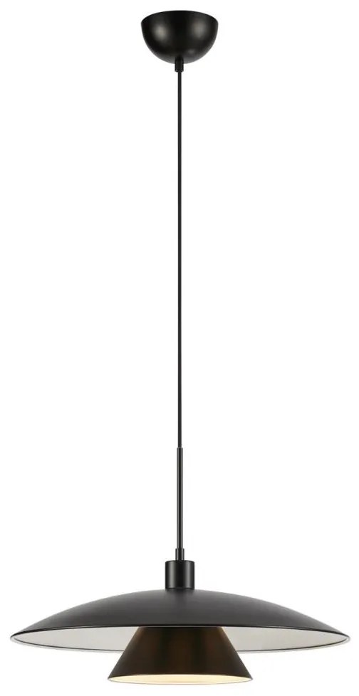 Markslöjd 108431 - Csillár zsinóron MILLINGE 1xE27/40W/230V fekete