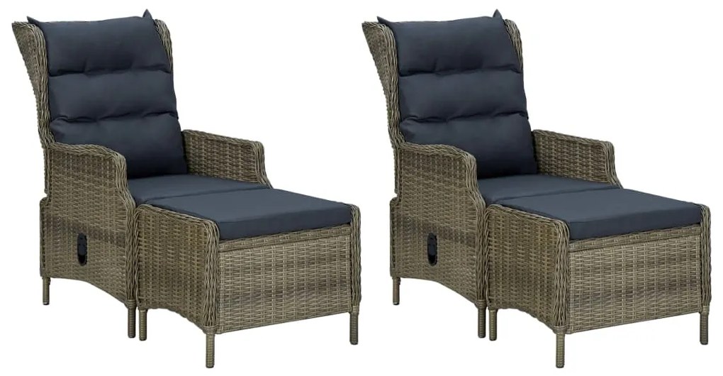 vidaXL 7 részes barna kerti étkezőgarnitúra