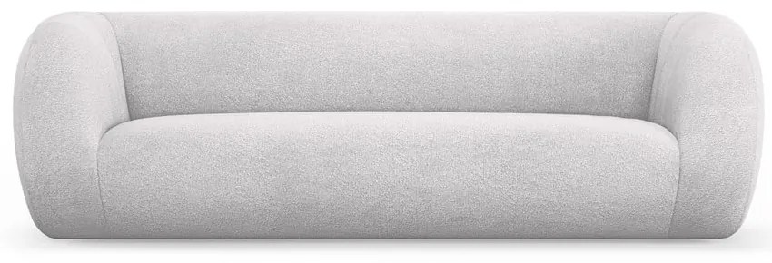 Világosszürke buklé kanapé 230 cm Essen – Cosmopolitan Design