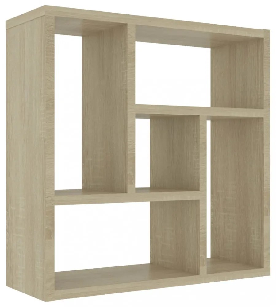 sonoma tölgy szerelt fa fali polc 45,1 x 16 x 45,1 cm
