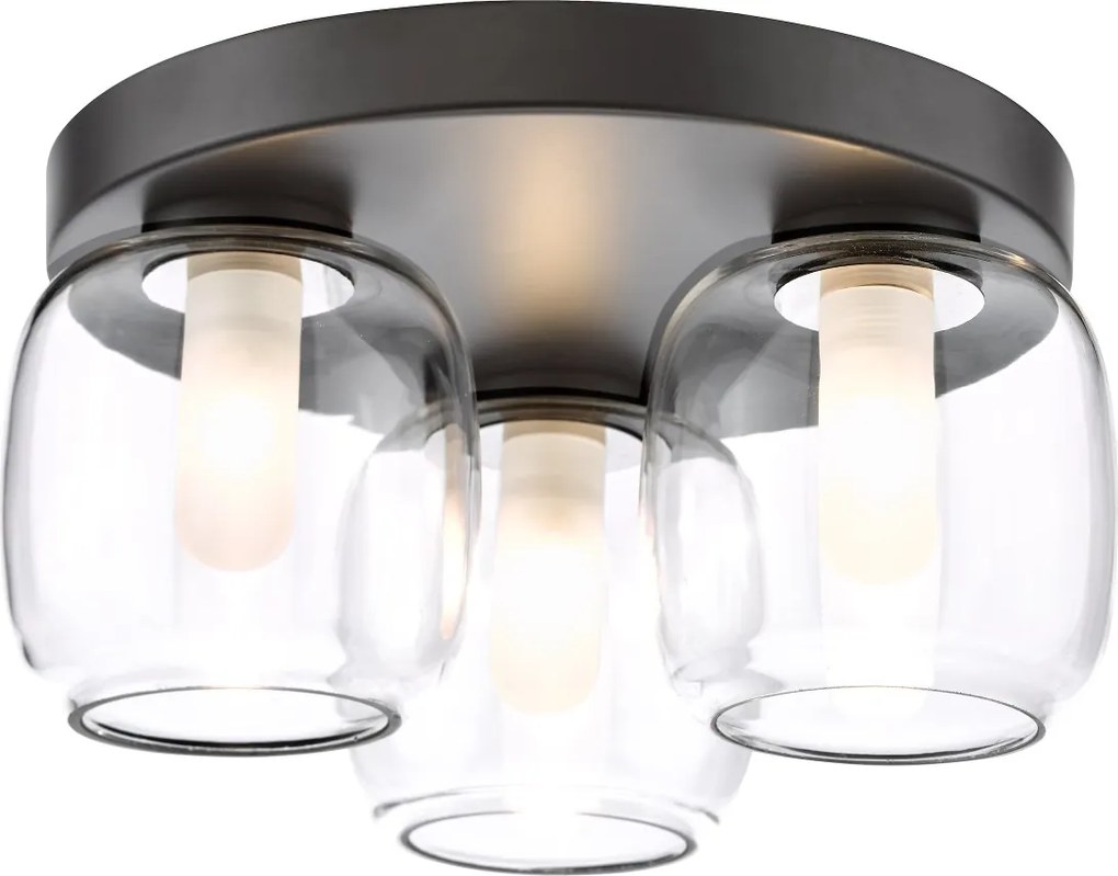Dar Lighting modern mennyezeti lámpa edaline matt fekete dareda5322